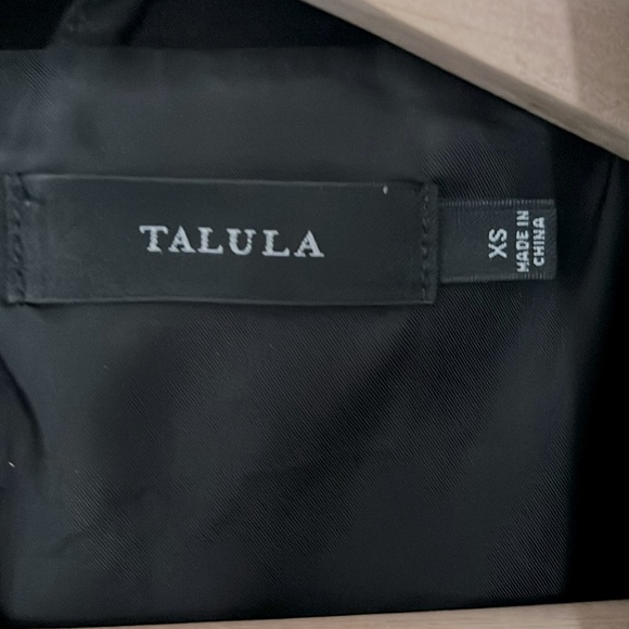 Aritzia Talula Black Faux Suede Moto Jacket XS - Picture 2 of 6